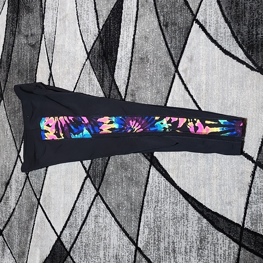 VS PINK ACTIVE 2022 ULTIMATE NEON TIE-DYE MESH HIGH-WAISTED ANKLE LEGGIN…